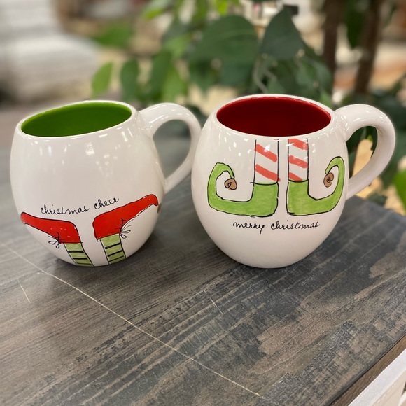 rae dunn 2 mugs - Picture 2 of 3